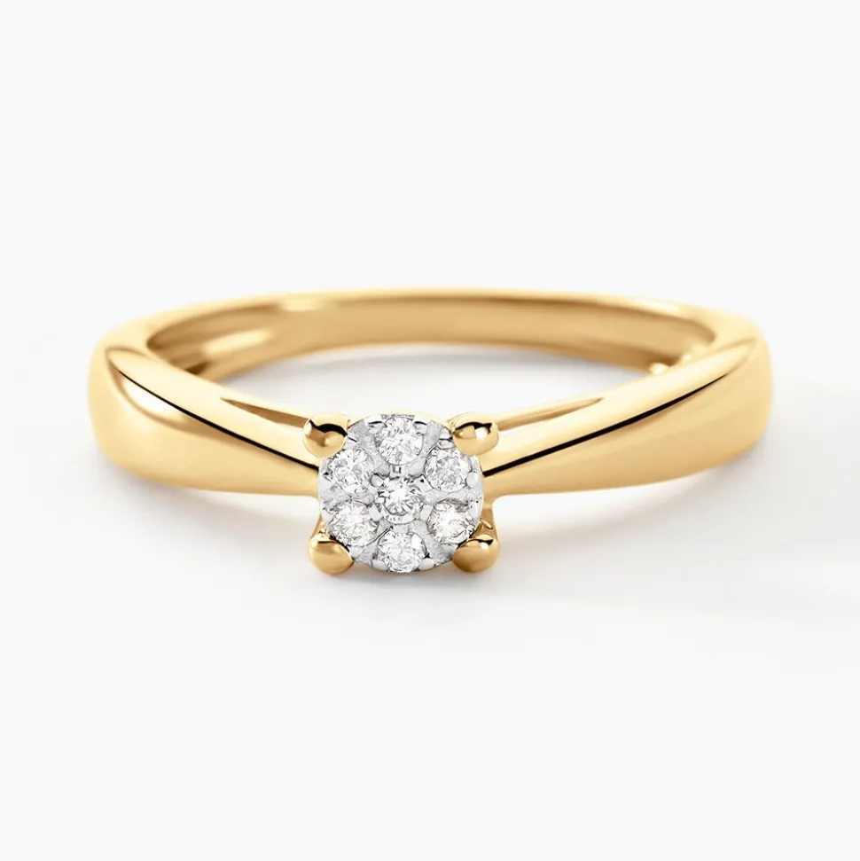 Bague Solitaire Artemis Or Jaune Diamant