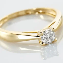 Bague Solitaire Artemis Or Jaune Diamant