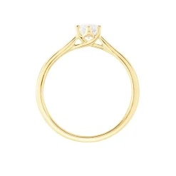 Bague Solitaire Athena Or Jaune Diamant