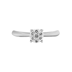 Marc Orian Bagues|Bagues Fiançailles > Bague Solitaire Dream or blanc diamant