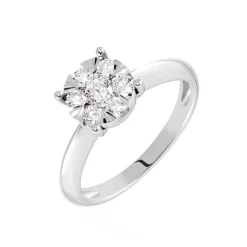 Marc Orian Anniversaire De Mariage|Bagues De Fiançailles > Bague Solitaire Dream Or Blanc Diamant