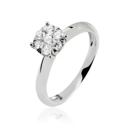 Marc Orian Anniversaire De Mariage|Bagues De Fiançailles > Bague Solitaire Dream or blanc diamant