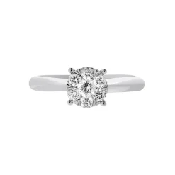 Marc Orian Anniversaire De Mariage|Bagues De Fiançailles > Bague Solitaire Dream or blanc diamant