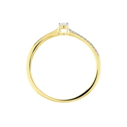 Marc Orian Anniversaire De Mariage|Bagues De Fiançailles > Bague Solitaire Finesse Or Jaune Diamant Diamants