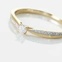 Marc Orian Anniversaire De Mariage|Bagues De Fiançailles > Bague Solitaire Finesse Or Jaune Diamant