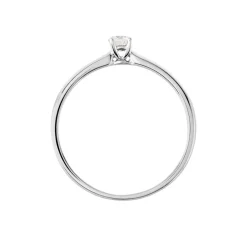 Marc Orian Anniversaire De Mariage|Bagues De Fiançailles > Bague Solitaire Flora Or Blanc Diamant