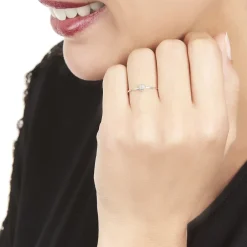 Marc Orian Bagues|Bagues Fiançailles > Bague Solitaire Karel Or Blanc Diamant