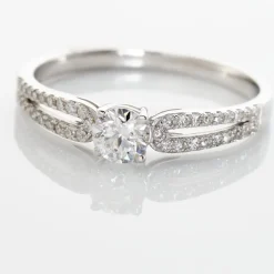 Bague Solitaire Katalina Or Blanc Diamant