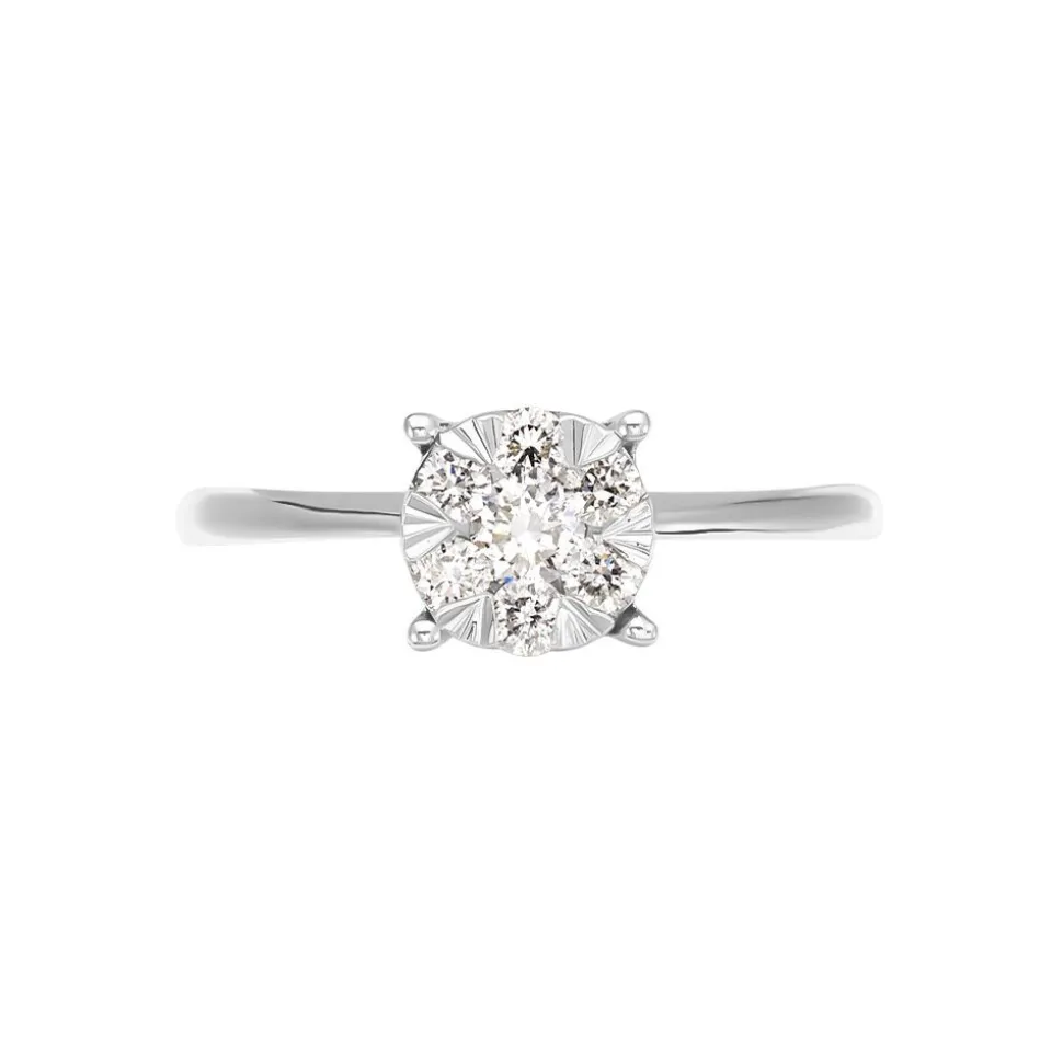 Bague Solitaire Or Blanc Dream Diamants