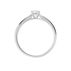 Marc Orian Anniversaire De Mariage|Bagues De Fiançailles > Bague Solitaire Or Blanc Flora Diamant