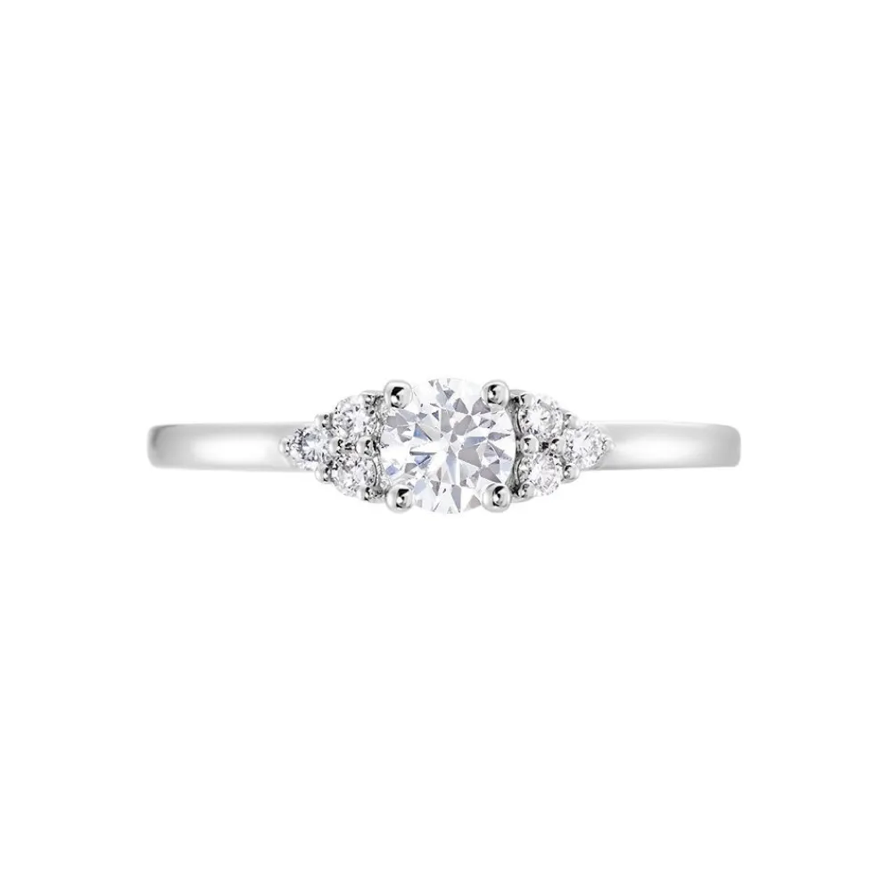 Marc Orian Bagues|Bagues Fiançailles > Bague Solitaire Or Blanc Neilina Diamants Synthétiques