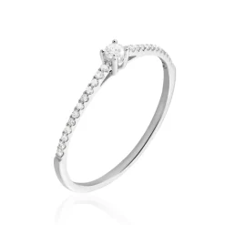 Marc Orian Anniversaire De Mariage|Bagues De Fiançailles > Bague Solitaire Or Blanc Nyala Diamants