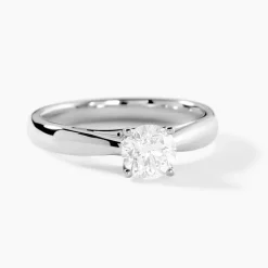 Marc Orian Bagues|Bagues Fiançailles > Bague Solitaire Platine Blanc Diamant