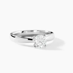 Marc Orian Bagues|Bagues Fiançailles > Bague Solitaire Platine Blanc Diamant