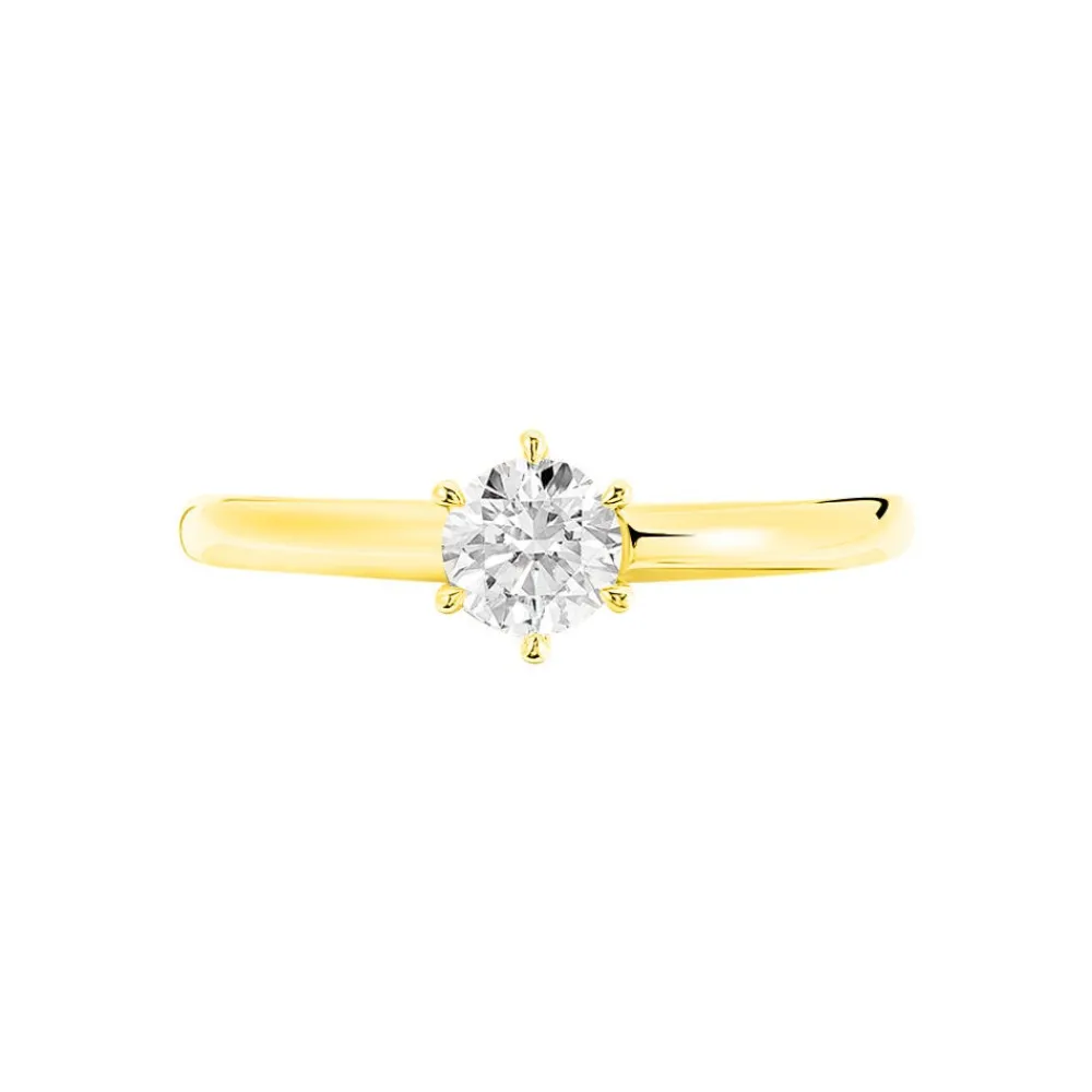 Marc Orian Anniversaire De Mariage|Bagues De Fiançailles > Bague Solitaire Ruken Or Jaune Diamant