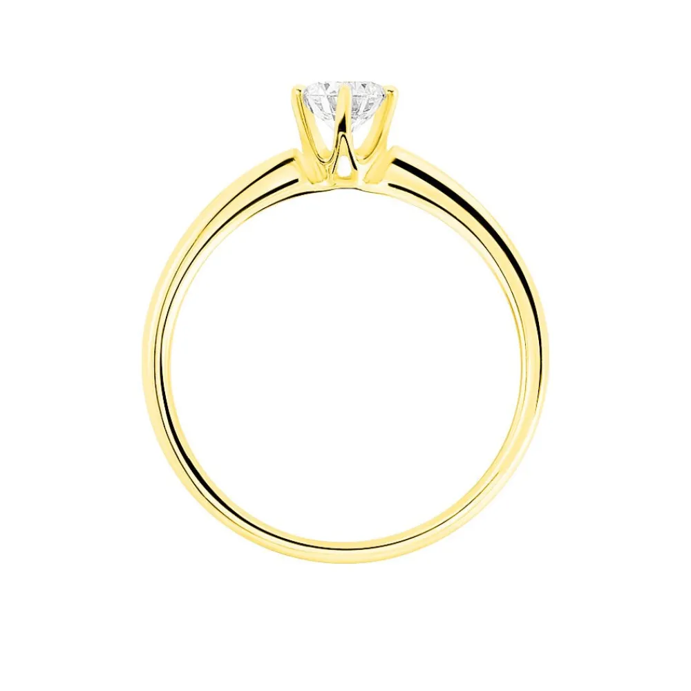 Marc Orian Anniversaire De Mariage|Bagues De Fiançailles > Bague Solitaire Ruken Or Jaune Diamant