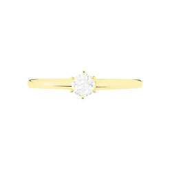 Bague Solitaire Seynabou Or Jaune Diamant