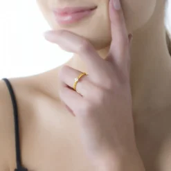 Bague Solitaire Seynabou Or Jaune Diamant