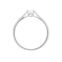 Bague Solitaire Solena Or Blanc Diamant