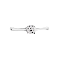 Bague Solitaire Solena Or Blanc Diamant