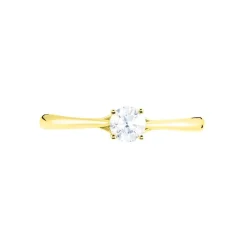 Bague Solitaire Solenia Or Jaune Diamant
