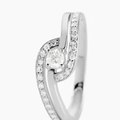 Marc Orian Anniversaire De Mariage|Bagues > Bague Solitaire Vassilissa Or Blanc Diamant