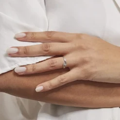 Marc Orian Anniversaire De Mariage|Bagues > Bague Solitaire Vassilissa Or Blanc Diamant