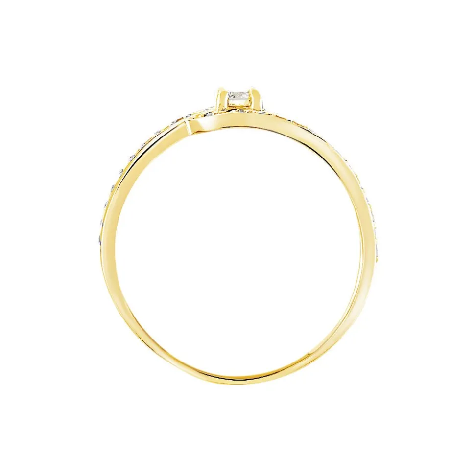 Bague Solitaire Vassilissa Or Jaune Diamant