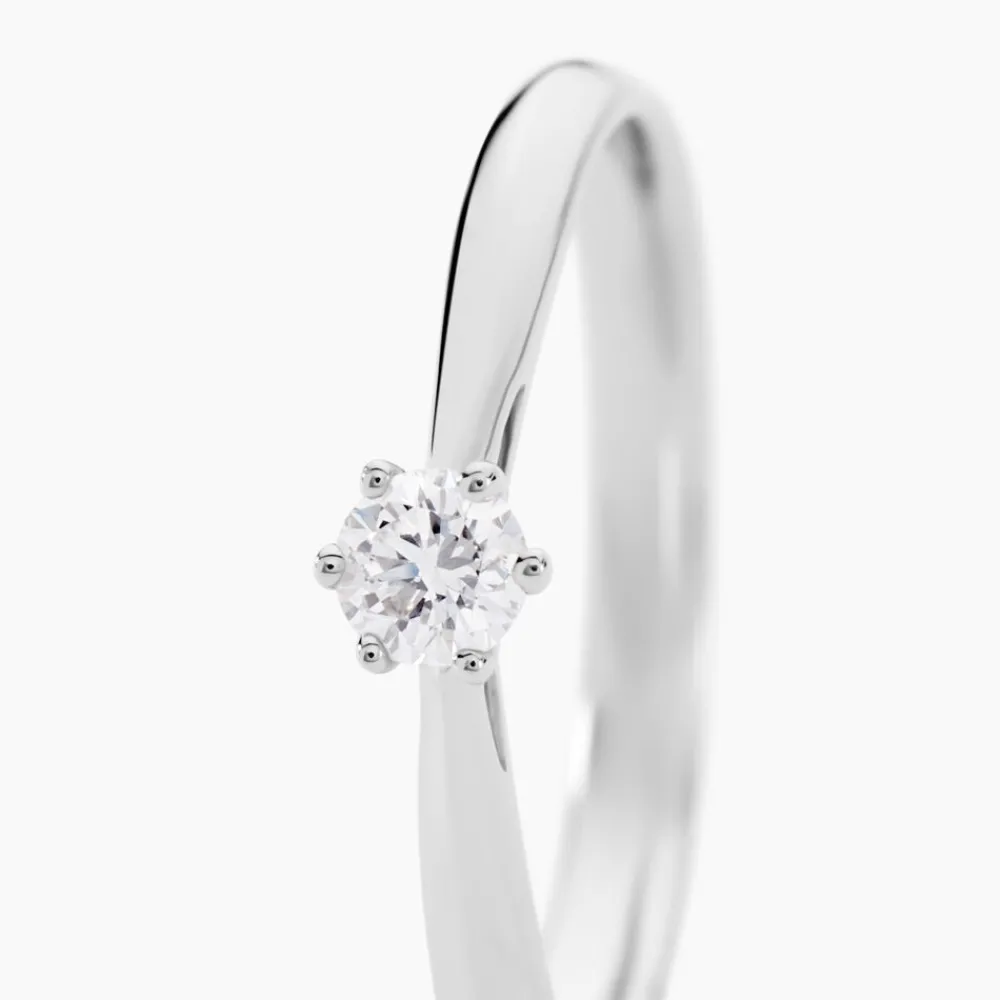 Marc Orian Anniversaire De Mariage|Bagues De Fiançailles > Bague Solitaire Veronika Or Blanc Diamant