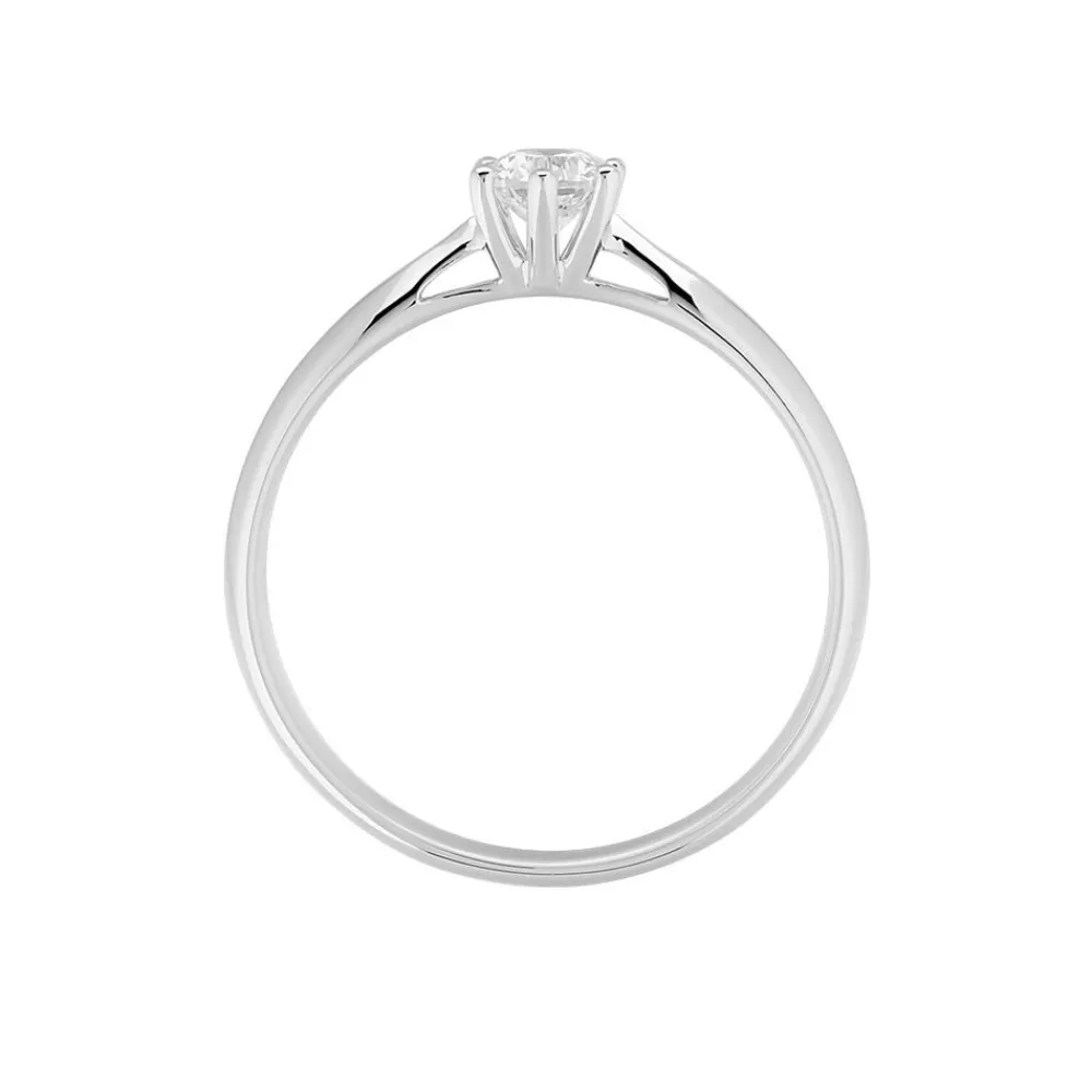 Marc Orian Anniversaire De Mariage|Bagues De Fiançailles > Bague Solitaire Veronika Or Blanc Diamant