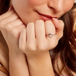 Bague Sorya Or Jaune Argent Blanc Oxyde De Zirconium
