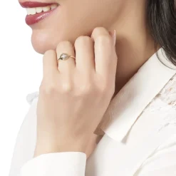 Marc Orian Bijoux Zirconium|Bagues > Bague Stacy Or Jaune Oxyde De Zirconium