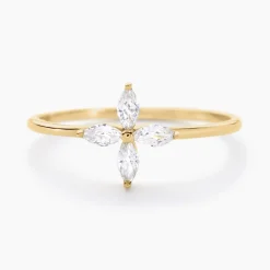 Bague Stellia Or Jaune Oxyde De Zirconium