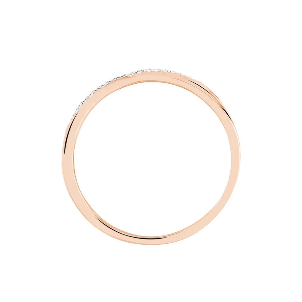Bague Suzie Or Rose Diamant