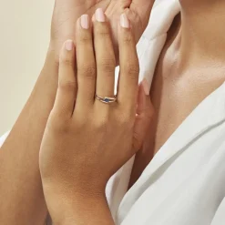 Marc Orian Bagues Saphir|Anniversaire De Mariage > Bague Sylvene Or Bicolore Saphir