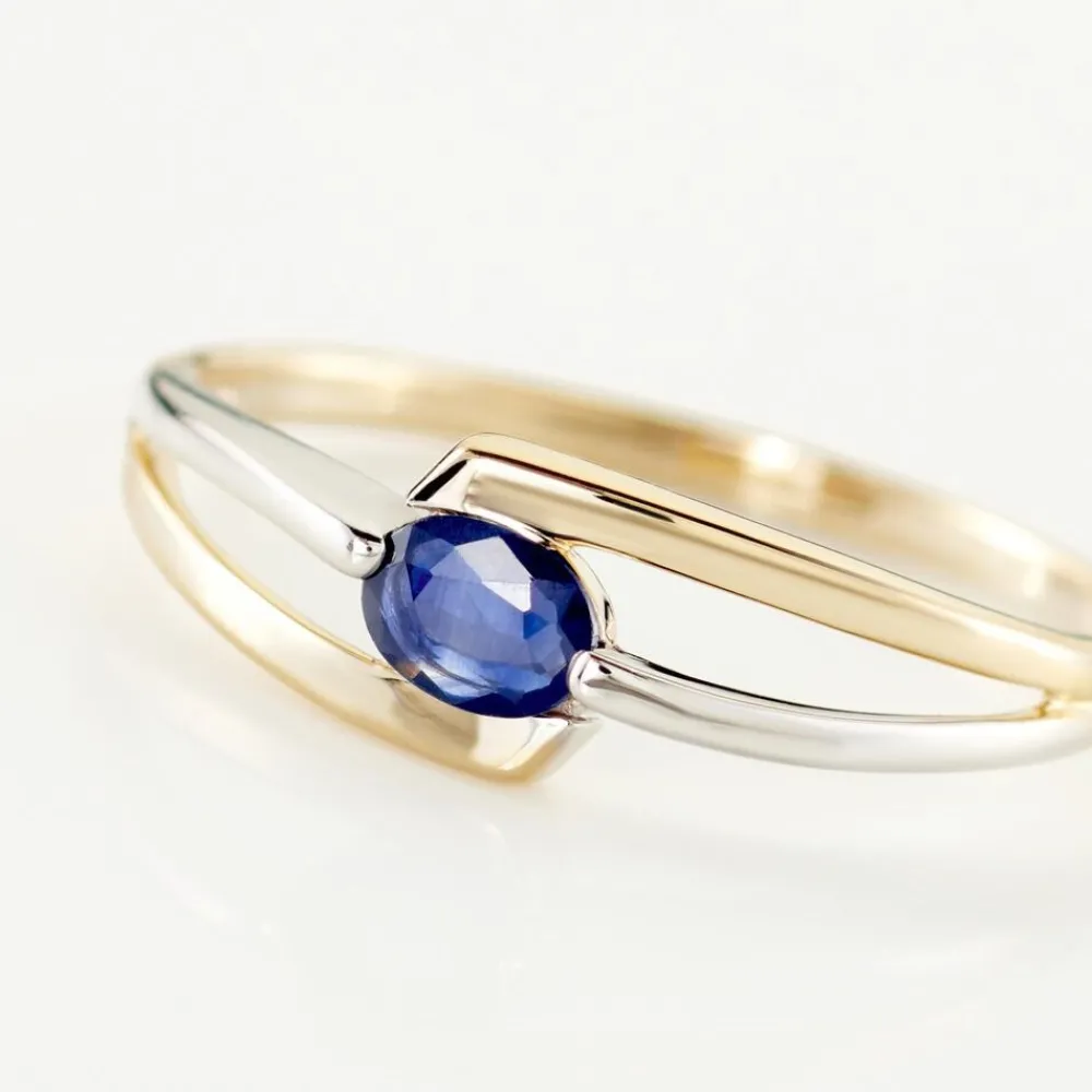Marc Orian Bagues Saphir|Anniversaire De Mariage > Bague Sylvene Or Bicolore Saphir