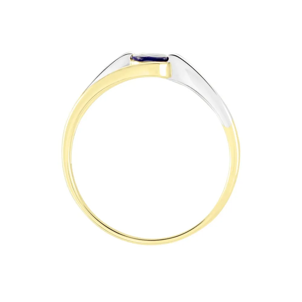 Marc Orian Bagues Saphir|Anniversaire De Mariage > Bague Sylvene Or Bicolore Saphir