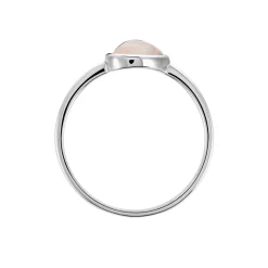 Marc Orian Bagues De Promesse|Bagues > Bague Tao Argent Blanc Quartz argent blanc quartz rose