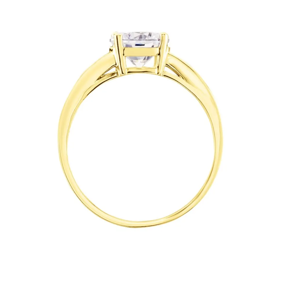 Bague Tatjana Or Jaune Oxyde De Zirconium