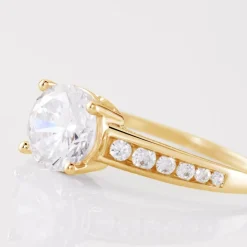Bague Tatjana Or Jaune Oxyde De Zirconium