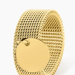 Marc Orian Bagues|Bijoux Acier Inoxydable > Bague Tijuana Acier Jaune
