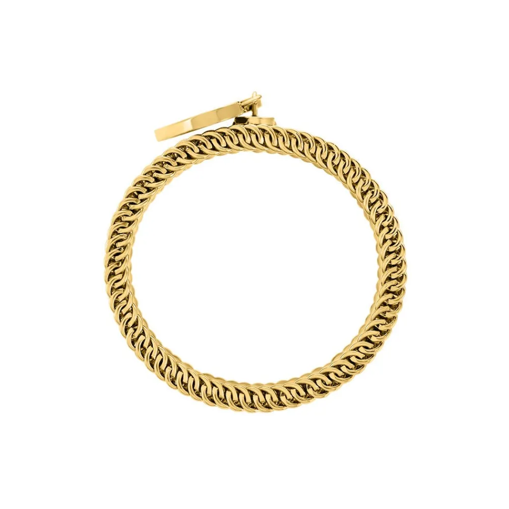 Marc Orian Bagues|Bijoux Acier Inoxydable > Bague Tijuana Acier Jaune