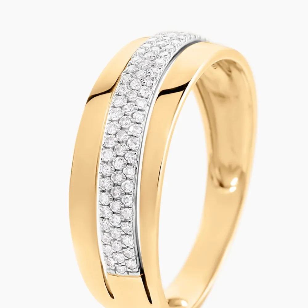 Marc Orian Bagues|Bagues Or Jaune > Bague Tima Or Jaune Diamant