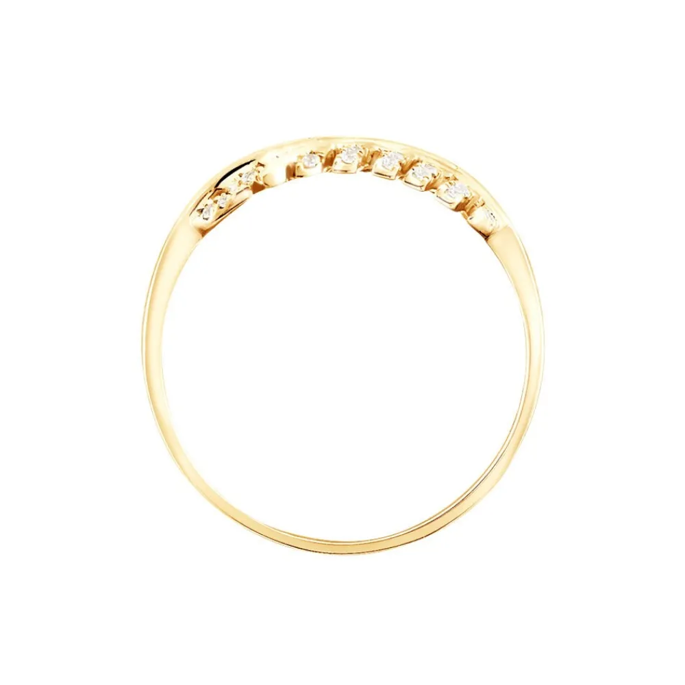 Marc Orian Bijoux Zirconium|Bagues > Bague Tourkia Or Jaune Oxyde De Zirconium