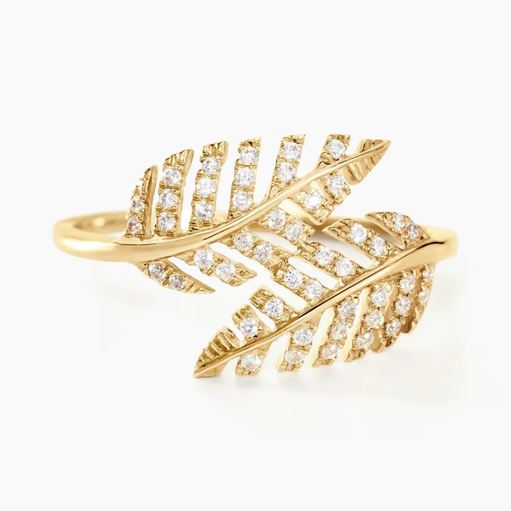 Marc Orian Bijoux Zirconium|Bagues > Bague Tourkia Or Jaune Oxyde De Zirconium