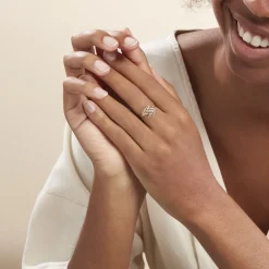Marc Orian Bijoux Zirconium|Bagues > Bague Tourkia Or Jaune Oxyde De Zirconium