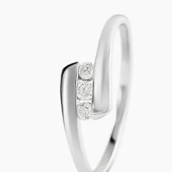 Marc Orian Anniversaire De Mariage|Bagues > Bague Trilogie Or Blanc Diamant