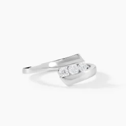 Marc Orian Anniversaire De Mariage|Bagues > Bague Trilogie Or Blanc Diamant