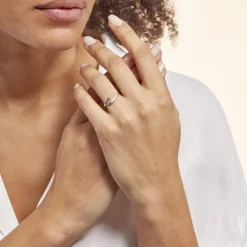 Marc Orian Anniversaire De Mariage|Bagues > Bague Trilogie Or Blanc Diamant