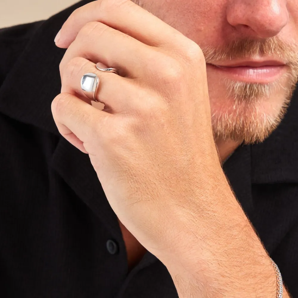 Marc Orian Bagues Homme|Bagues > Bague Two Argent Blanc